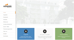 Desktop Screenshot of immobilien-hofmann.de